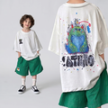 Children Clothes Kids Casual Loose T Shirt 2026 Summer New Korean Style Cartoon Cool Short-sleeved Boys Fashion Versatile Top