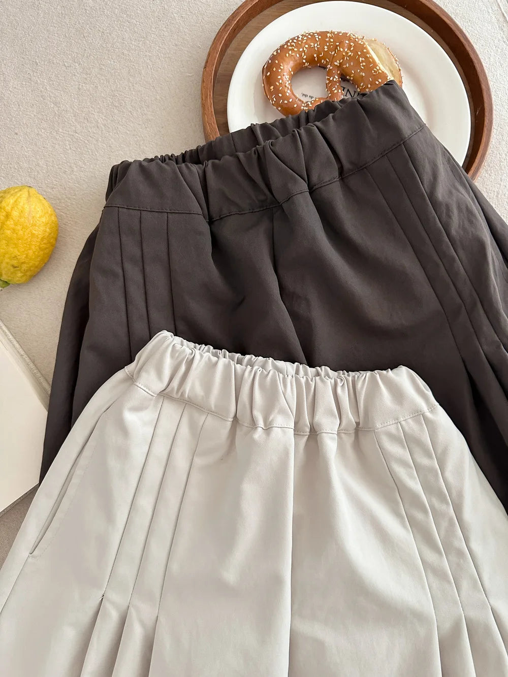 2025 Autumn New Children Loose Trousers Cotton Girls Solid Harem Pants Toddler Wide Leg Pants Boys Casual Pants Kids Clothes