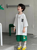 Children Clothes Kids Casual Loose T Shirt 2026 Summer New Korean Style Cartoon Cool Short-sleeved Boys Fashion Versatile Top