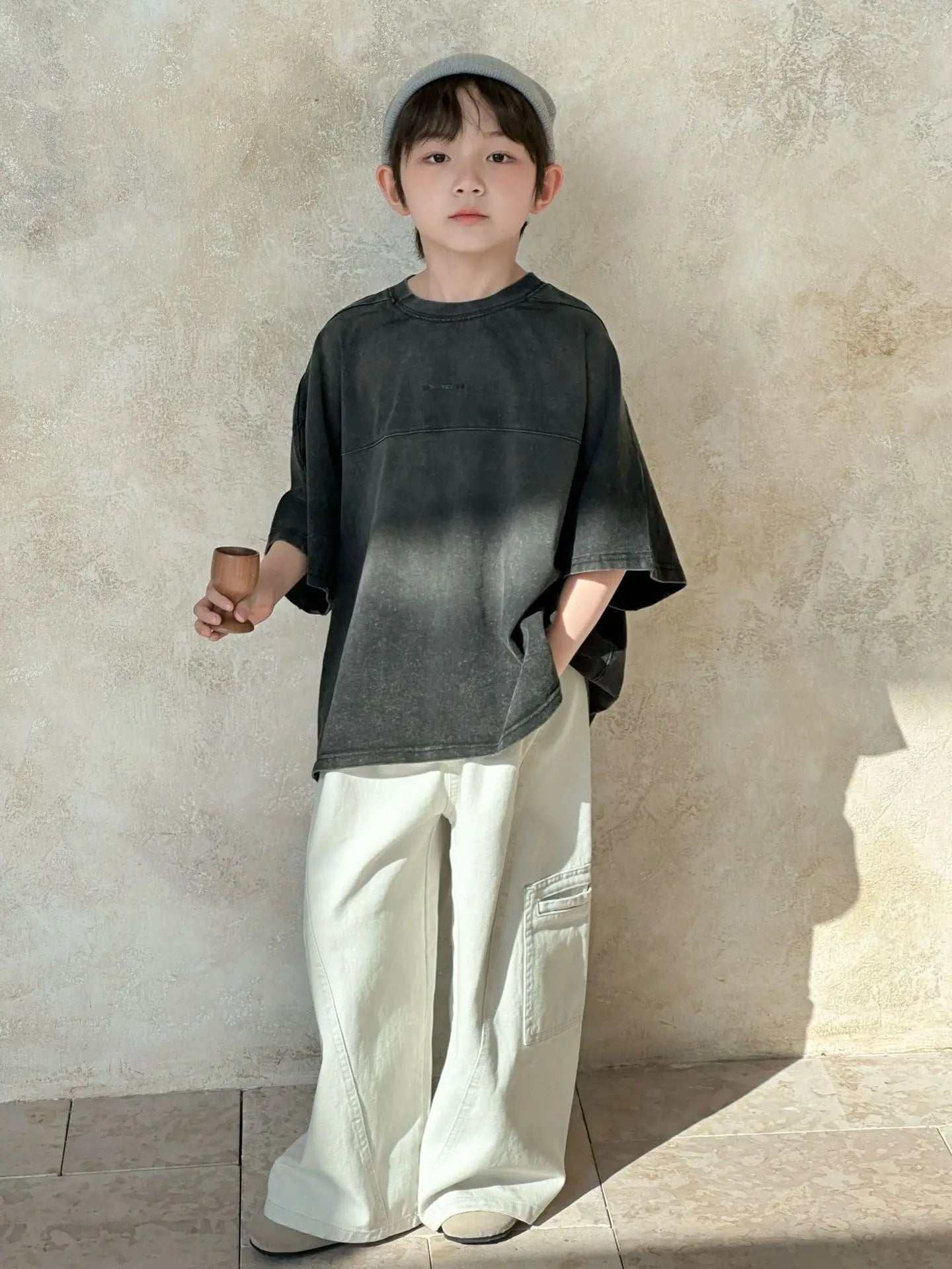 Children Clothes Kids Casual Short-sleeved T Shirt 2026 Summer New Korean-style Versatile Top Boys Fashionable Letter Print Top